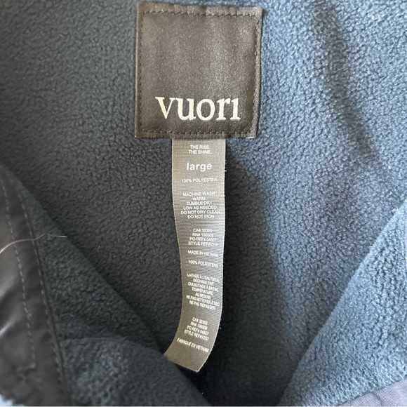 Vuori Dark Blue Shirt Jacket - Picture 3 of 5